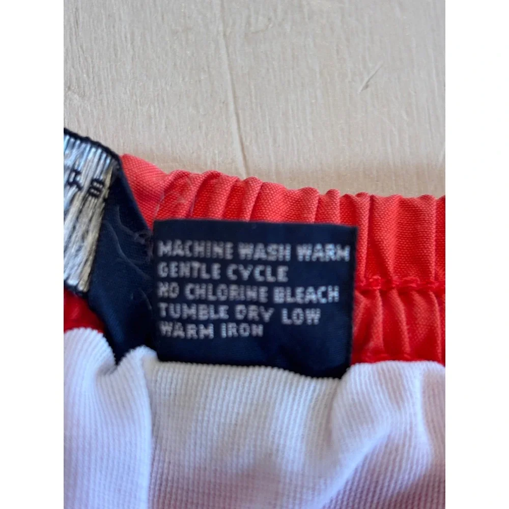 Polo Ralph Lauren Mens XL Red Swim Trunks Cotton Nylon Mesh Lined Pony Logo